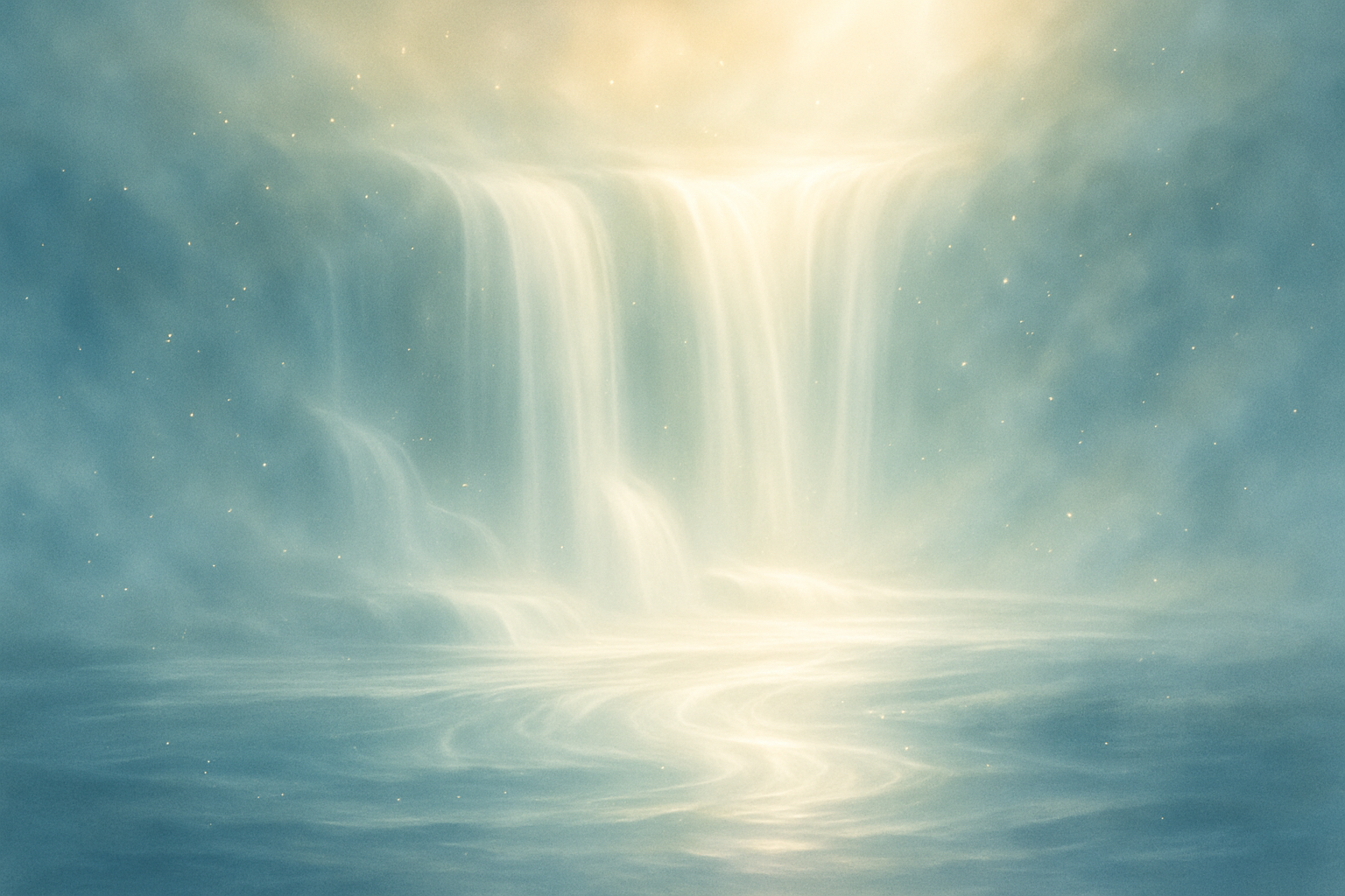 water flowing spiritually 
